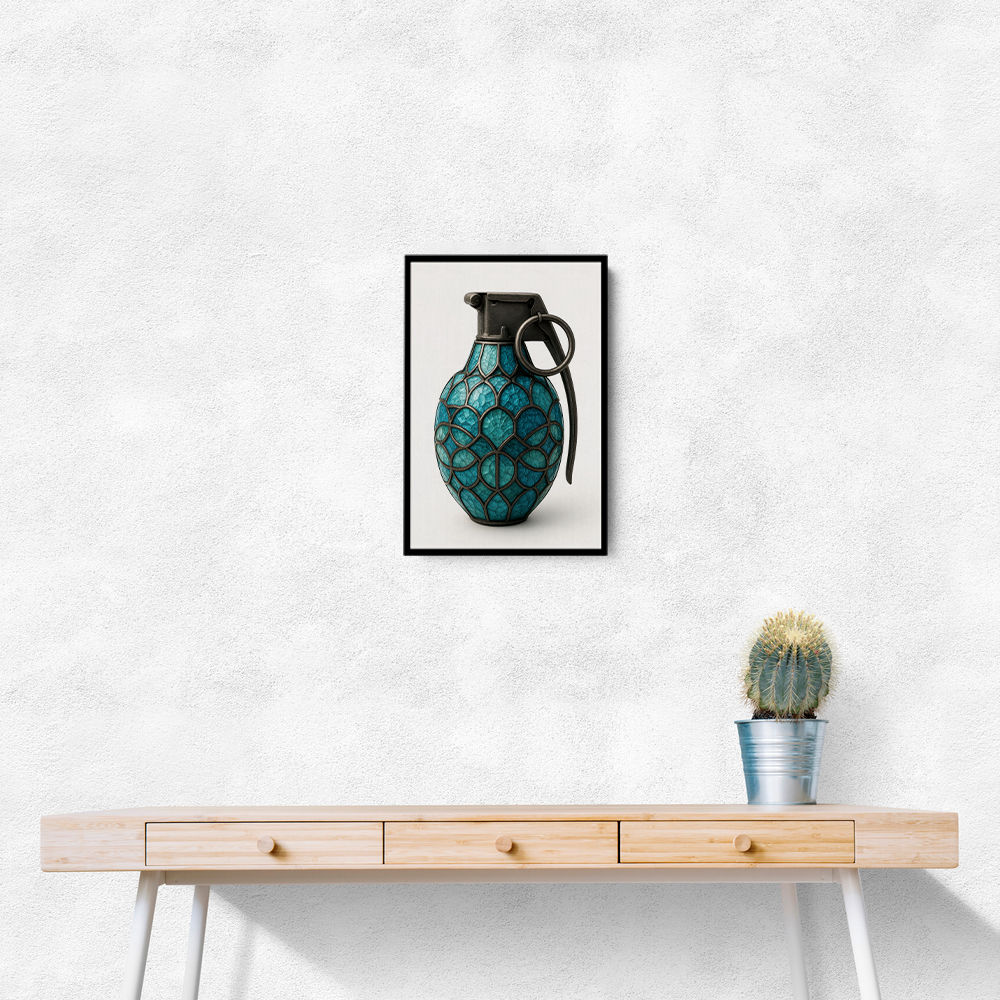 Tiffany Style Grenade 1 Wall Art Tiffany Style Grenade 1 Wall Art