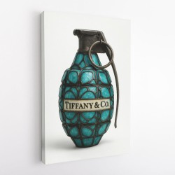 Tiffany Style Grenade Wall Art                   