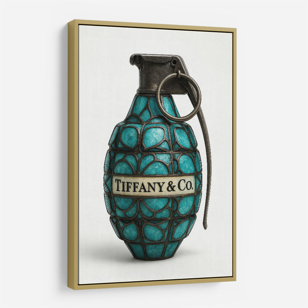 Tiffany Style Grenade Wall Art Tiffany Style Grenade Wall Art