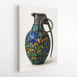 Tiffany Style Grenade 2 Wall Art                 