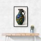 Tiffany Style Grenade 2 Wall Art Tiffany Style Grenade 2 Wall Art