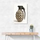 Valentino Style Hand Grenade Wall Art Valentino Style Hand Grenade Wall Art