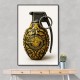 Versace Fashion Inspired Grenade 1 Wall Art Versace Fashion Inspired Grenade 1 Wall Art