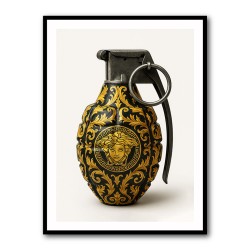 Versace Fashion Inspired Grenade 1 Wall Art      