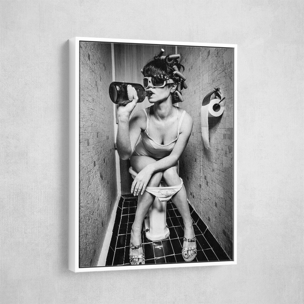 Loo Drinking Wall Art