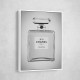 Chanel No 5 Perfume Bottle Black and White