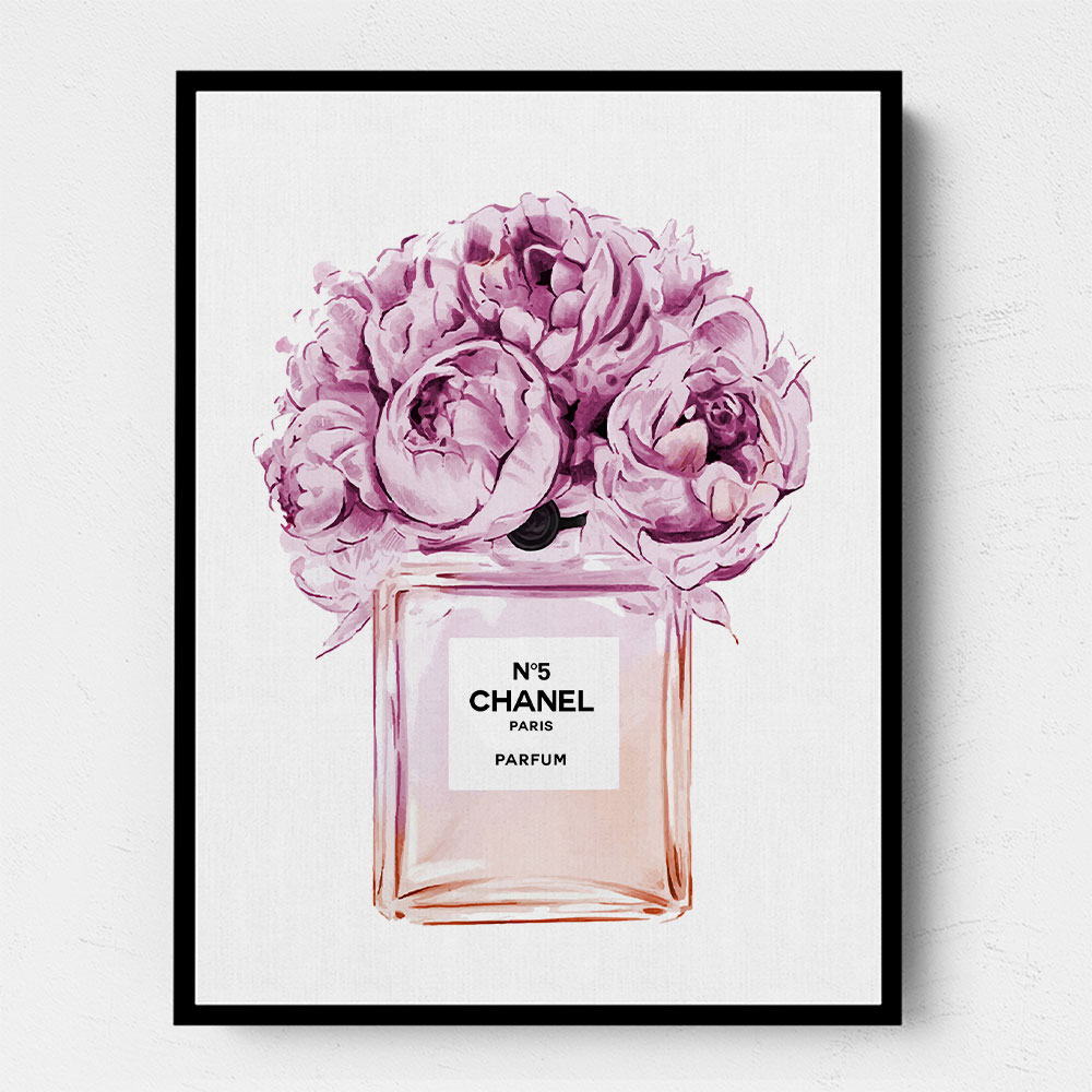 Pink Chanel No 5 Art Print