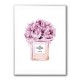 Chanel Pink Flower Perfume Bottle