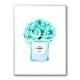 Chanel Blue Flower Perfume Bottle