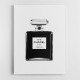 Chanel No 5 Black Perfume Bottle