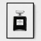 Chanel No 5 Black Perfume Bottle