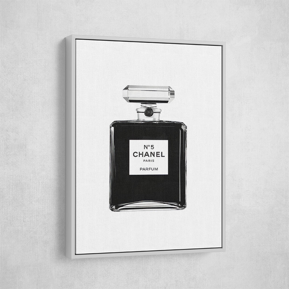 Chanel No 5 Black Perfume Bottle