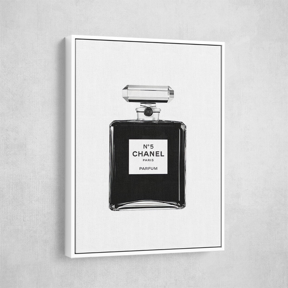 Chanel No 5 Black Perfume Bottle