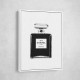 Chanel No 5 Black Perfume Bottle