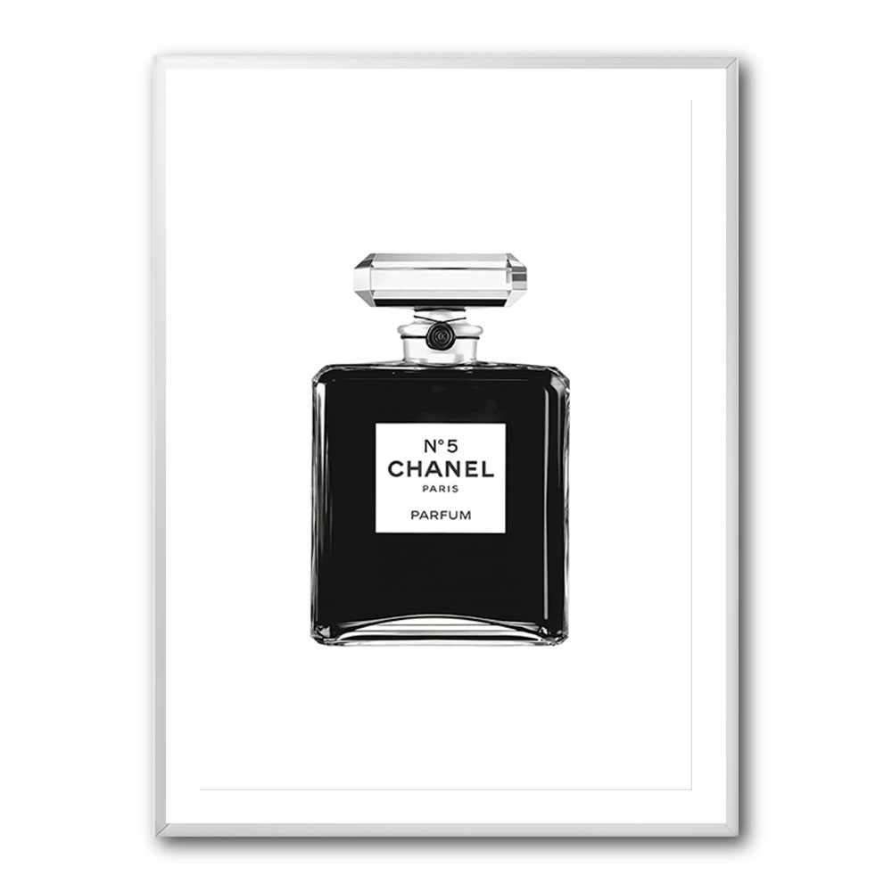 Chanel No 5 Black Perfume Bottle