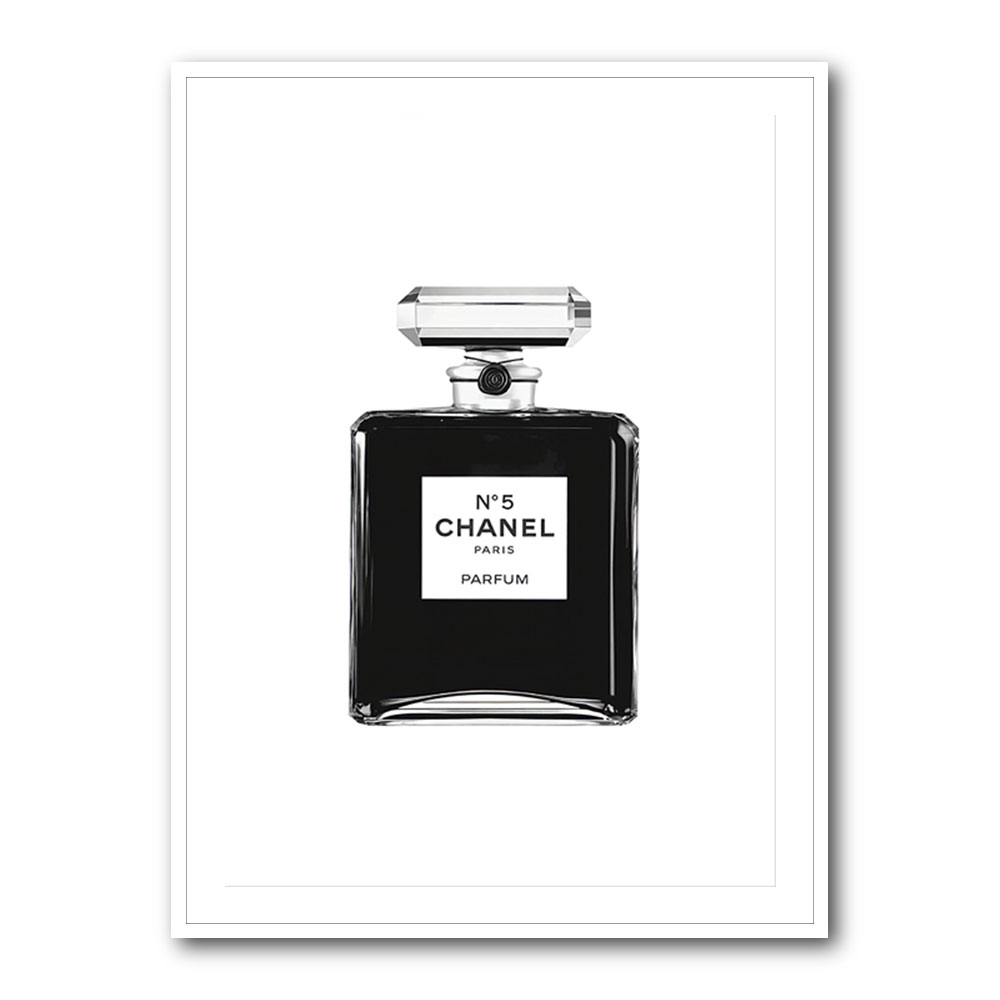 Chanel No 5 Black Perfume Bottle