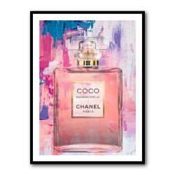 Coco Mademoiselle Abstract Perfume Bottle