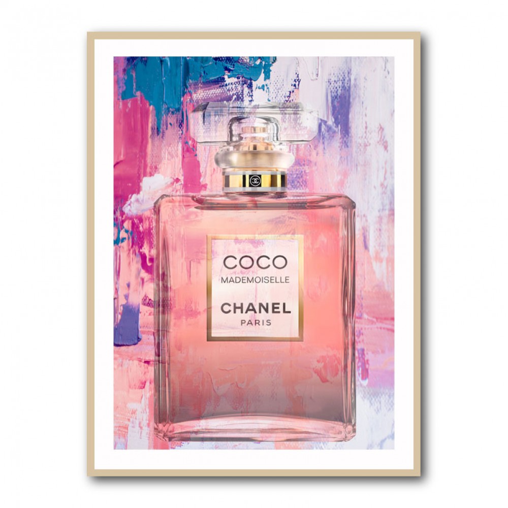 Coco Mademoiselle Abstract Perfume Bottle