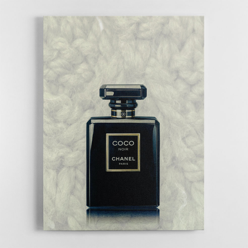 Coco Chanel Noir Perfume Bottle