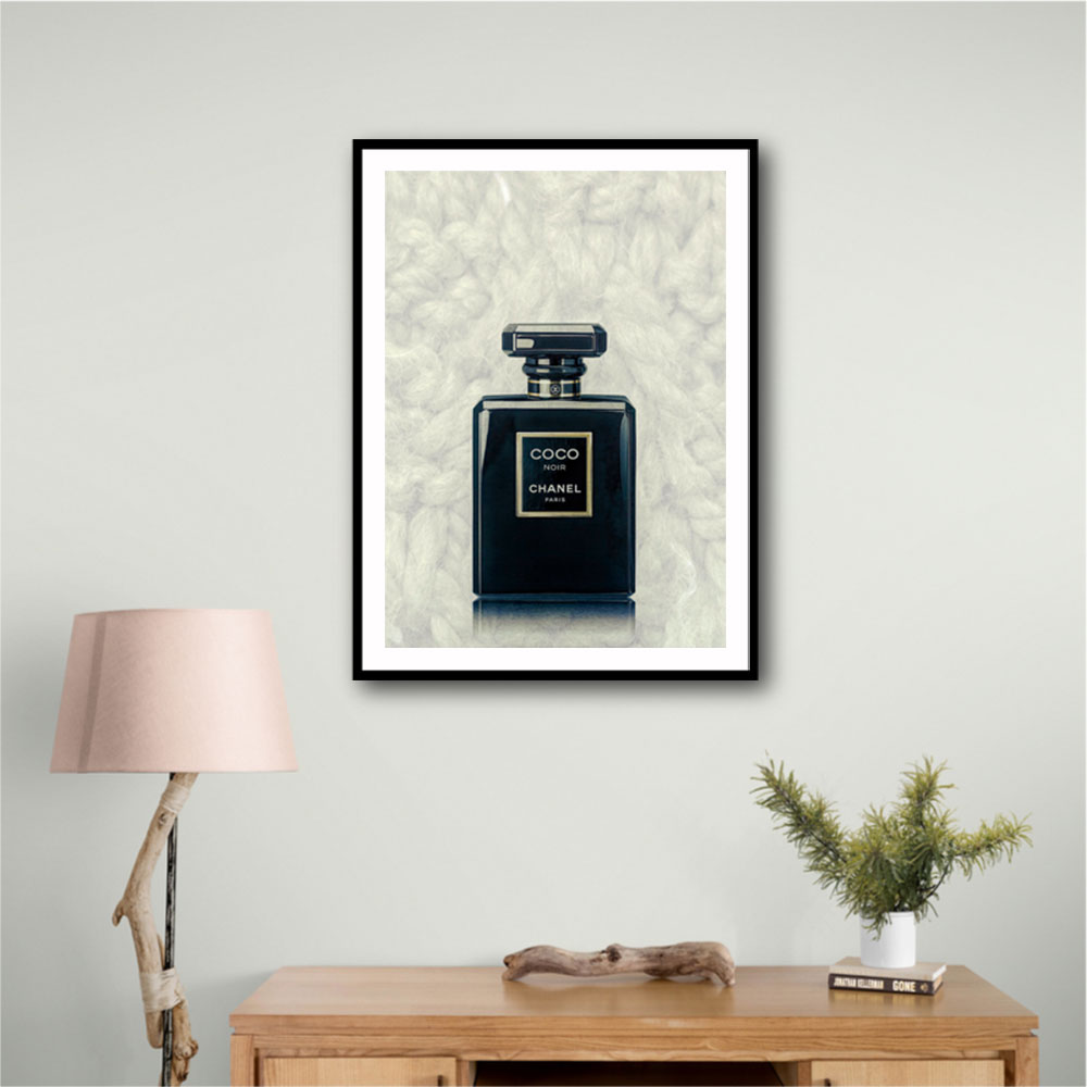 Coco Chanel Noir Perfume Bottle