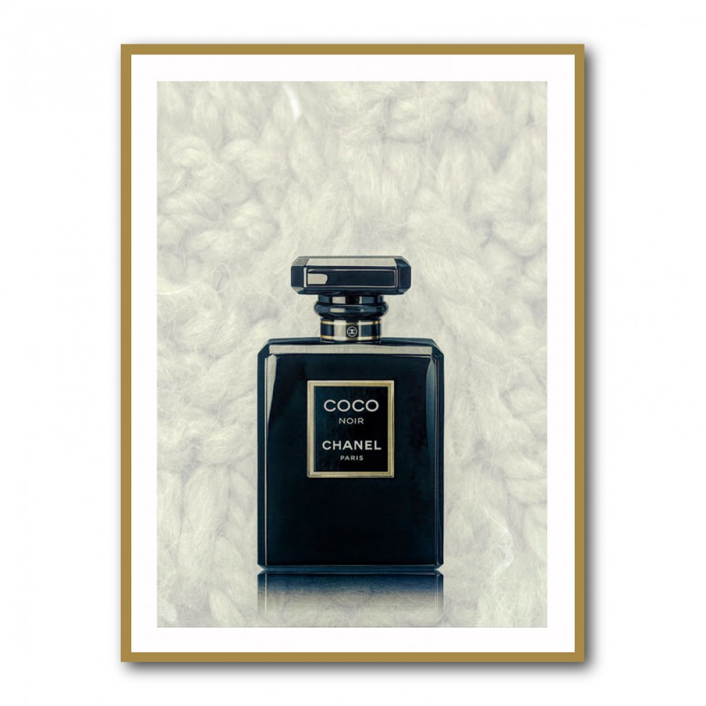 Coco Chanel Noir Perfume Bottle