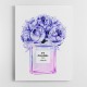Chanel Violet Flower Perfume Bottle