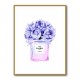 Chanel Violet Flower Perfume Bottle