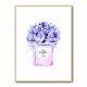 Chanel Violet Flower Perfume Bottle