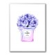 Chanel Violet Flower Perfume Bottle