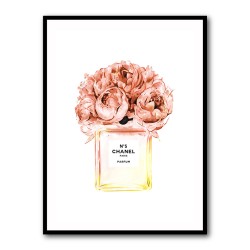 Chanel Orange Flower Perfume Bottle