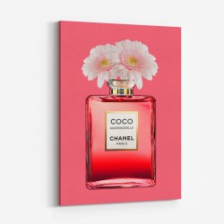Red Coco Chanel With Flowers