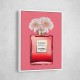Red Coco Chanel With Flowers Red Coco Chanel With Flowers