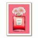 Red Coco Chanel With Flowers