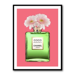 Green Coco Chanel With Flowers