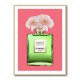 Green Coco Chanel With Flowers