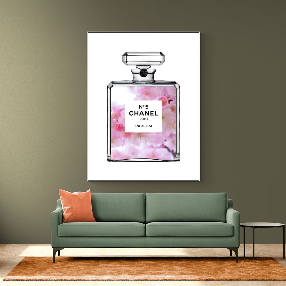 Cherry Blossom in Chanel Wall Art
