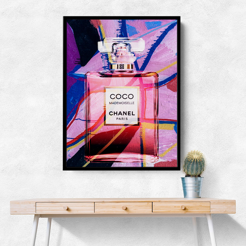 Coco Mademoiselle Perfume Bottle Abstract Coco Mademoiselle Perfume Bottle Abstract