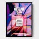 Coco Mademoiselle Perfume Bottle Abstract