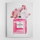 Chanel Pink Perfume Flowers