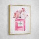 Chanel Pink Perfume Flowers