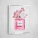 Chanel Pink Perfume Flowers