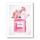 Chanel Pink Perfume Flowers