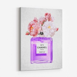 Chanel Purple Perfume Flowers