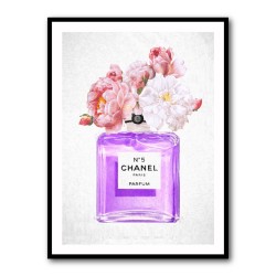 Chanel Purple Perfume Flowers