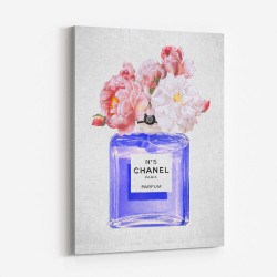 Chanel Blue Perfume Flowers