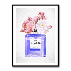 Chanel Blue Perfume Flowers