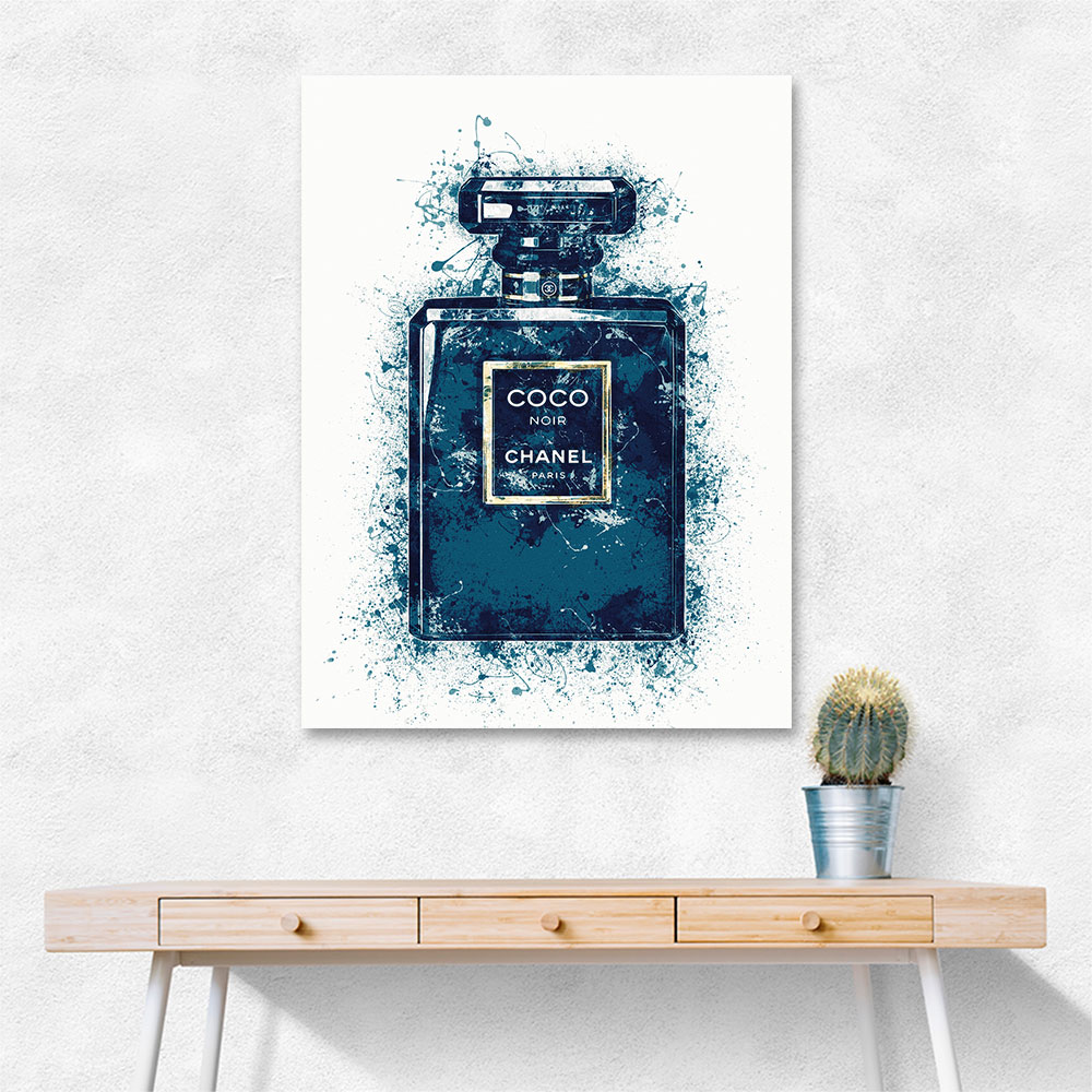 Chanel Coco Noir Splash Two Wall Art