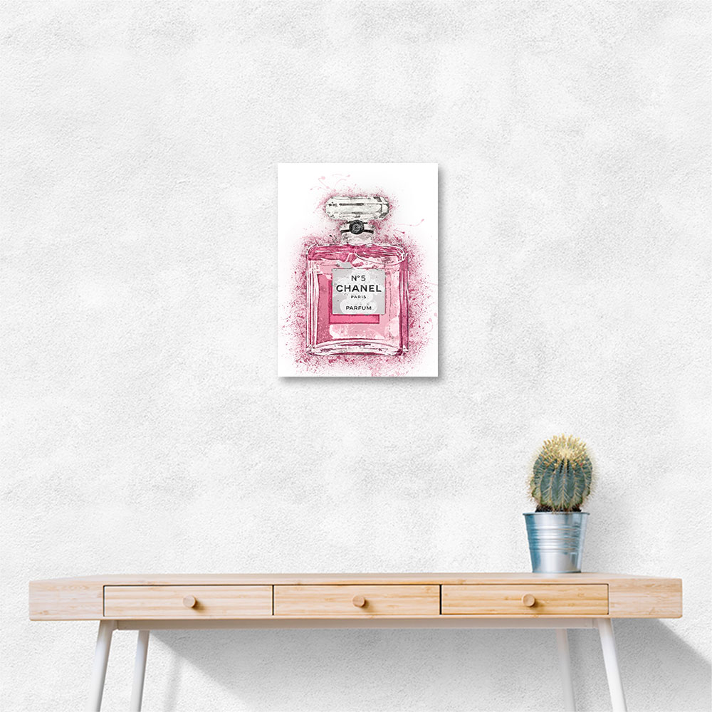 Chanel No 5 Pink Splatter