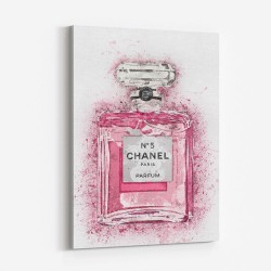 Chanel No 5 Pink Splatter