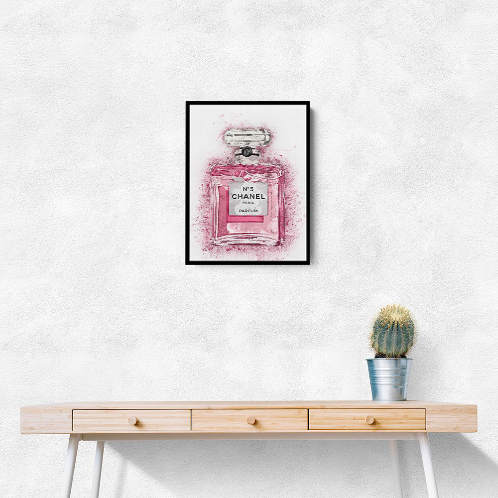 Chanel No 5 Pink Splatter